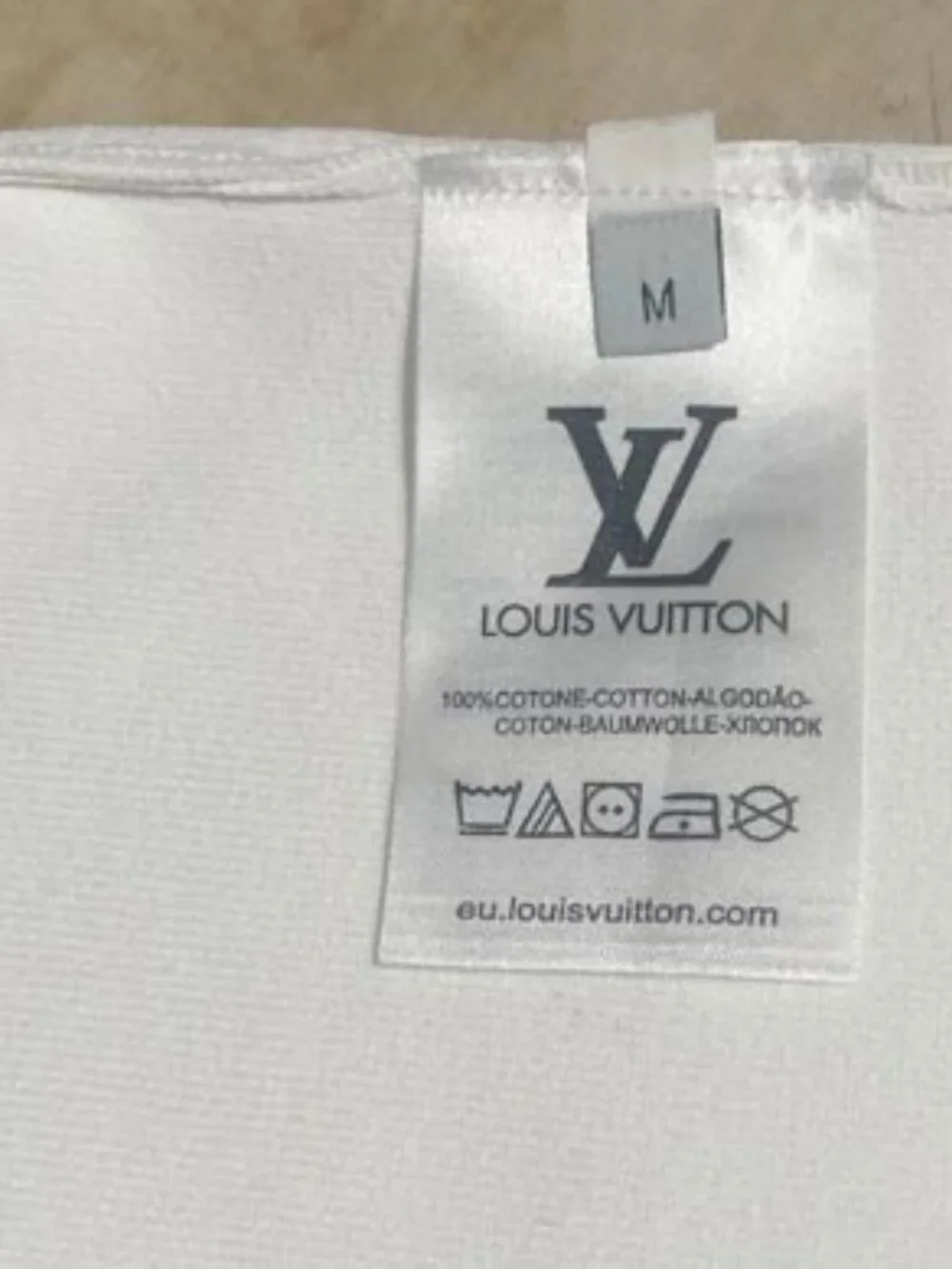 Louis Vuitton Paris White Ribbed Knit Tank Top with Yellow Logo Hem